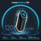 Motorsykkelhjelm headset, 2 ryttere Bluetooth intercom, ubegrenset gruppe APP intercom, Bluetooth 5.4, universell paring lyd multitasking, 2 pakk, Kentfaith