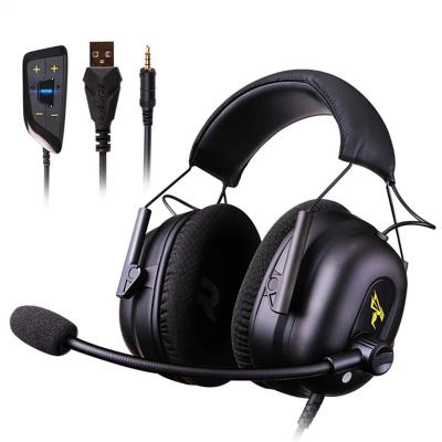 Cuffie Over Ear Cuffie da gioco con suono surround 7.1 Funziona con PC, PS4 PRO, Xbox One S, telefono cellulare SOMIC Cancellazione attiva del rumore con microfono HI-FI USB Jack Cuffie da gioco
