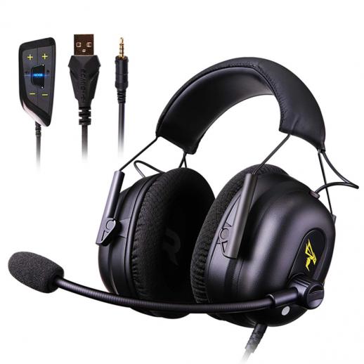 Over Ear Headphones 7.1 Surround Sound Headset Works - K&F Concept