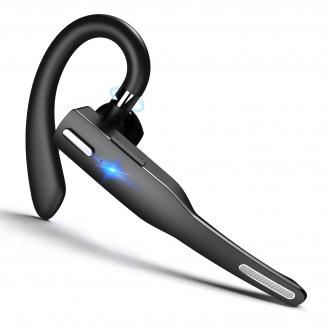 Auriculares Bluetooth con micrófono, auriculares inalámbricos V5.2 de una  sola y doble oreja con cancelación de ruido AI para teléfono celular