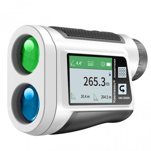 KM-C600H Télémètre de golf avec écran LCD couleur tactile, télémètre de  chasse laser rechargeable haute