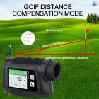 KM-J800H Golf-Entfernungsmesser mit Farb-Touch-LCD-HD-Farbbildschirm, hochpräziser 800 m wiederaufladbarer Laser-Jagd-Entfernungsmesser, 6,5-fache Vergrößerung, schnelle Messung, rotierender Fokus, Nadelsuchmessung, Sprachansage, IP54-Stufe wasserdicht un