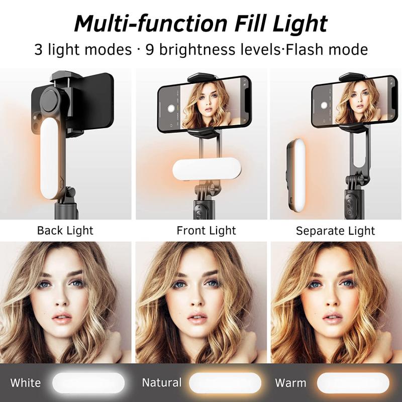 Lightweight and portable selfie sticks for iPhone users