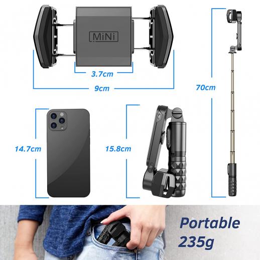 Ergonomique Anti-Tomber Rotation à 360° Hand Grip Stabilisateur Smartphone  Perche a Selfie Poignée pour  Tiktok Compatible avec  iPhone-Micro/Video Light Adaptable : : High-Tech