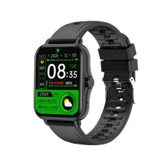 Q8 1,69 tommer Bluetooth Talking Smart Watch til Android- og iOS-telefoner, IP67 vandtæt fitness-tracker-ur, Ultralet Smart Sports-ur med hjertefrekvens-EKG Blodtryk Blodoxygenovervågning Sort