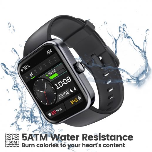 Smart Watch per uomini, Fitness Tracker con schermo completo da 1,9'' HD,  Smartwatch impermeabile IP67 con frequenza cardiaca, pressione sanguigna e  ossigeno, monitor del sonno per Android e iPhone : : Moda