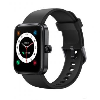 ID206 Smartwatch, integrierter Fitnesstracker, mit Herzfrequenz- und Blutsauerstoffmonitor, Schlafmonitor, kompatibel mit iPhone und Android, schwarz
