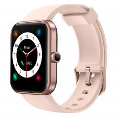 ID206 Smartwatch, integrierter Fitnesstracker, mit Herzfrequenz- und Blutsauerstoffmonitor, Schlafmonitor, kompatibel mit iPhone und Android, pink