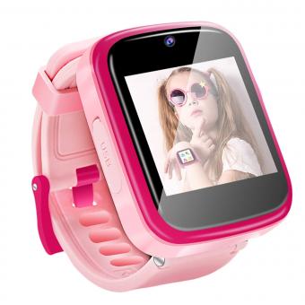 Y90 Smart Watch für Kinder, Spielzeug, 3–8 Jahre, Mädchen, Kleinkind, HD, Dual-Kamera, Rosa, Kinderuhr, All-in-One, 5–12 Jahre, Mädchen, Geburtstagsgeschenke, Lernspielzeug, Kinderweihnachtsgeschenke, Rosa