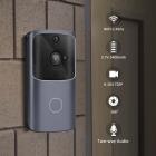 M10S mini WiFi Smart Video Doorbell Camera,720P HD Wireless Remote Home Security Doorbell black
