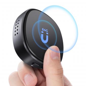 Mini Voice-activated Recorder Magnetic 64G 800 Hours Capacity Noise Cancelling