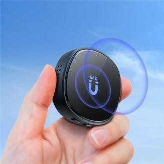 Kentfaith Mini dictaphone enregistreur à commande vocale magnétique 64G, capacité de 800 heures, suppression du bruit