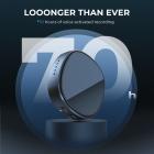 Mini Voice Recorder, Stemmeaktivert & Magnetisk, 128GB 1600 Timer Kapasitet, Støyreduserende, 2 Pakker, Kentfaith