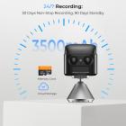 4G Telecamera di Sicurezza Cellulare & Kit Magnetico Mini Registratore Vocale, Telecamera Dual Lens 2K con Zoom Ottico 6X e Rilevamento di Movimento PIR 360°, Registratore Vocale Attivato da Voce 128G 1600H con Cancellazione del Rumore, Kentfaith