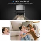 4G Telecamera di Sicurezza Cellulare & Kit Magnetico Mini Registratore Vocale, Telecamera Dual Lens 2K con Zoom Ottico 6X e Rilevamento di Movimento PIR 360°, Registratore Vocale Attivato da Voce 128G 1600H con Cancellazione del Rumore, Kentfaith