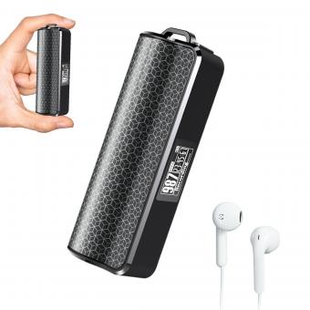 128G Small Digital Voice Recorder with Ultra-long 1000H Continuous Recording, Voice-Activated & Magnetic, Kentfaith