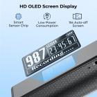 128G Pequeno Gravador de Voz Digital com Gravação Contínua Ultra-longa de 1000H, Ativado por Voz & Magnético, Kentfaith