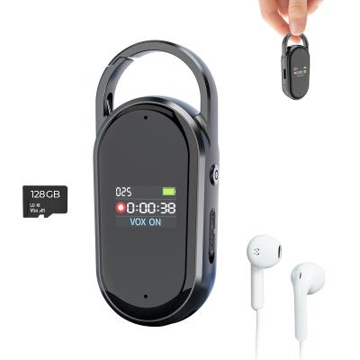 128G Piccolo Registratore vocale digitale con registrazione Ultra-lunga 1536H, Attivazione vocale e riduzione del rumore DSP, Conferenze/Lezioni/Apprendimento in classe, Portachiavi Regalo portatile, Kentfaith