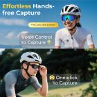 Occhiali da sole con registrazione video 1200P 30FPS, foto 36MP, stabilizzazione dell'immagine a 6 assi, protezione UV 400, audio open-ear, per ciclismo, escursionismo, pesca, Kentfaith