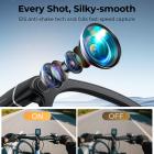 Smartbriller med kamera, ta opp 1200P videoer i POV, 30MP bilder, med 8MP Sony-kamera, 3600mAh ladeetui med skjerm, EIS-stabilisering, fotokrome linser, Kentfaith