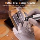 Draadloze graveerpen met 3 snelheden, 57-in-1 set met 30 bits, 16 sjablonen, 6 slijpstenen, 3 snijwielen, voor stenen, hout, glas, etc. Kentfaith