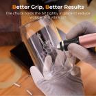 Draadloze graveerpen met 3 snelheden, 30 bits, 16 sjablonen, voor stenen, hout, glas, etc. Kentfaith