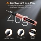 Draadloze graveerpen met 3 snelheden, 57-in-1 set met 30 bits, 16 sjablonen, 6 slijpstenen, 3 snijwielen, voor stenen, hout, glas, etc. Kentfaith