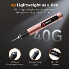 Draadloze graveerpen met 3 snelheden, 57-in-1 set met 30 bits, 16 sjablonen, 6 slijpstenen, 3 snijwielen, voor stenen, hout, glas, etc. Kentfaith