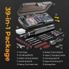 Mini draadloos roterende toolset, 39-in-1 set, 6 snelheden tot max 16000 RPM, 3.7V motor met minder trillingen, oplaadbaar, Kentfaith