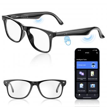 AI Smart Glasses Real-Time Translation 164 Languages Music Bluetooth 5.4  for Men & Women Kentfaith