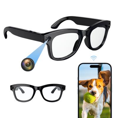 Smart Camera Occhiali, HD 1080P, Stabilizzazione EIS, Connessione WiFi, Traduzione, Autonomia 4H, Kentfaith