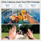 Smart Camera Glasses, HD 1080P, EIS Stabilization, WiFi Connect, Translation, 4H Playtime, Kentfaith