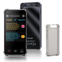 Dispositivo Traductor de IA, Sin Necesidad de WiFi, 142 Idiomas Traducción Instantánea de Voz Bidireccional en Línea, Traducción Sin Conexión/Grabación/Fotos para Viajes de Negocios, 16GB + 128GB de Almacenamiento, Bluetooth 4.0, Kentfaith