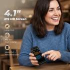 AI Translator-enhed, Ingen WiFi Nødvendig, 142 Sprog Stemme Øjeblikkelig To-vejs Online Oversætter, Offline/Optagelse/Fotooversættelse til Forretningsrejser, 16GB + 128GB Lagerplads, Bluetooth 4.0, Kentfaith