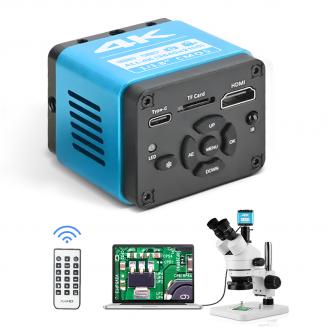 Microscopio Fotocamera 4K 30fps Chiarezza HDMI + Uscita Tipo C Sony 1/1.8 CMOS Kentfaith