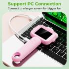 2.4" Ekranlı El Mikroskobu, 500X Büyütme, 1080P Fotoğraf & Video Çekimi, 3-12 Yaş Arası Kız ve Erkek Çocuklar İçin, Kentfaith