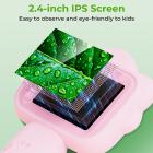2.4" Ekranlı El Mikroskobu, 500X Büyütme, 1080P Fotoğraf & Video Çekimi, 3-12 Yaş Arası Kız ve Erkek Çocuklar İçin, Kentfaith