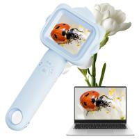 Microscopio portatile Kentfaith con schermo da 2,4", ingrandimento 500x, acquisizione foto e video 1080P, per bambini e bambine dai 3 ai 12 anni Microscopio portatile Kentfaith con schermo da 2,4", ingrandimento 500x, acquisizione foto e video 1080P, per bambini e bambine dai 3 ai 12 anni