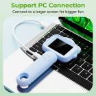 Microscopio portatile Kentfaith con schermo da 2,4", ingrandimento 500x, acquisizione foto e video 1080P, per bambini e bambine dai 3 ai 12 anni