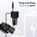 WiFi Elektronisk Okular for Mikroskoper, 50 Meters WiFi-Rekkevidde, 2MP Mikroskopbildeopptaker, Ta 4K Bilder Videoer, Kentfaith