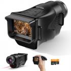 Monocular de Visão Noturna 4K Fotos 1080P Vídeos, Tela de 2