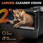 Monocular de Visão Noturna 4K Fotos 1080P Vídeos, Tela de 2