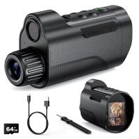 Monocolore a Visione Notturna a Infrarossi, Zoom Digitale 10X, Visuale 800M, Schermo 2in, Batteria 64GB 2000mAh Kentfaith Monocolore a Visione Notturna a Infrarossi, Zoom Digitale 10X, Visuale 800M, Schermo 2in, Batteria 64GB 2000mAh Kentfaith