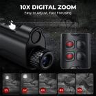 Infrared Night Vision Monocular, 10X Digital Zoom, View 800M, 2in Screen, 64GB 2000mAh Battery Kentfaith