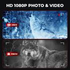 Infrared Night Vision Monocular, 10X Digital Zoom, View 800M, 2in Screen, 64GB 2000mAh Battery Kentfaith