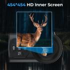 4K Nachtzicht Monoculair Hoofdmonteerbaar, 400M/1312 Nachtzichtbereik, HD Binnenscherm, 8X Zoom, 32GB Kaart Inbegrepen, Mini Formaat, voor Jagen, Wildlife Kijken, Kentfaith