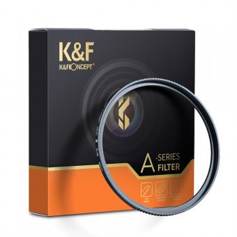 K&F Concept 62mm Slim UV Filter Multi Coated Ultraviolet Protection Lens Filter for Sony Alpha A57 A77 A65 Tamron Sigma Lens with 62mm Thread Size 