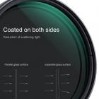 Nano фильтр ND2-ND32 переменной плотности 58mm Nano покрыл