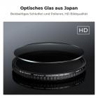 K&F Concept Nano-Xcel Serie ND8-ND128 Variable ND Filter Optisches Glas aus Japan, reduziert die Lichtaufnahme