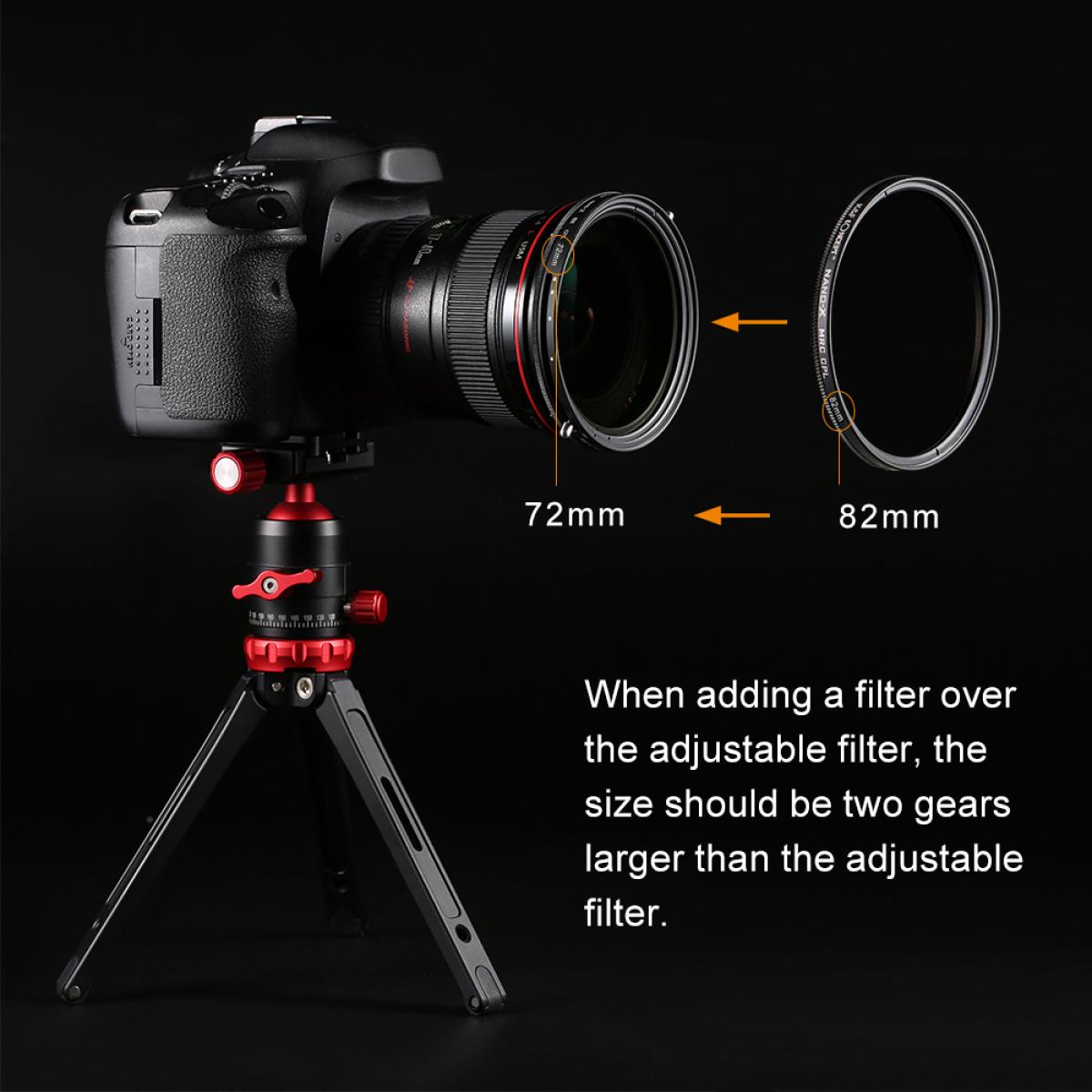 ND2-ND32 Filter and CPL Filter 2 in 1 Nano X - K&F Concept